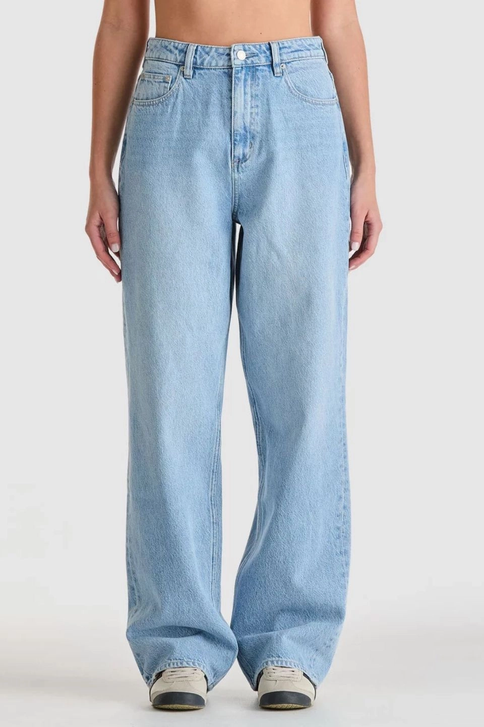 Airy Feel High Baggy Light Horizon Blue Jean