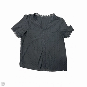 Top Short Sleeve By Clothes Mentor In Black, Size: Xl Trendy Vibe