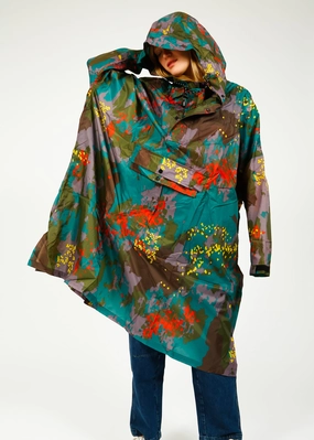 All Weather Performance Rainkiss Digi Forest Camo Waterproof Poncho