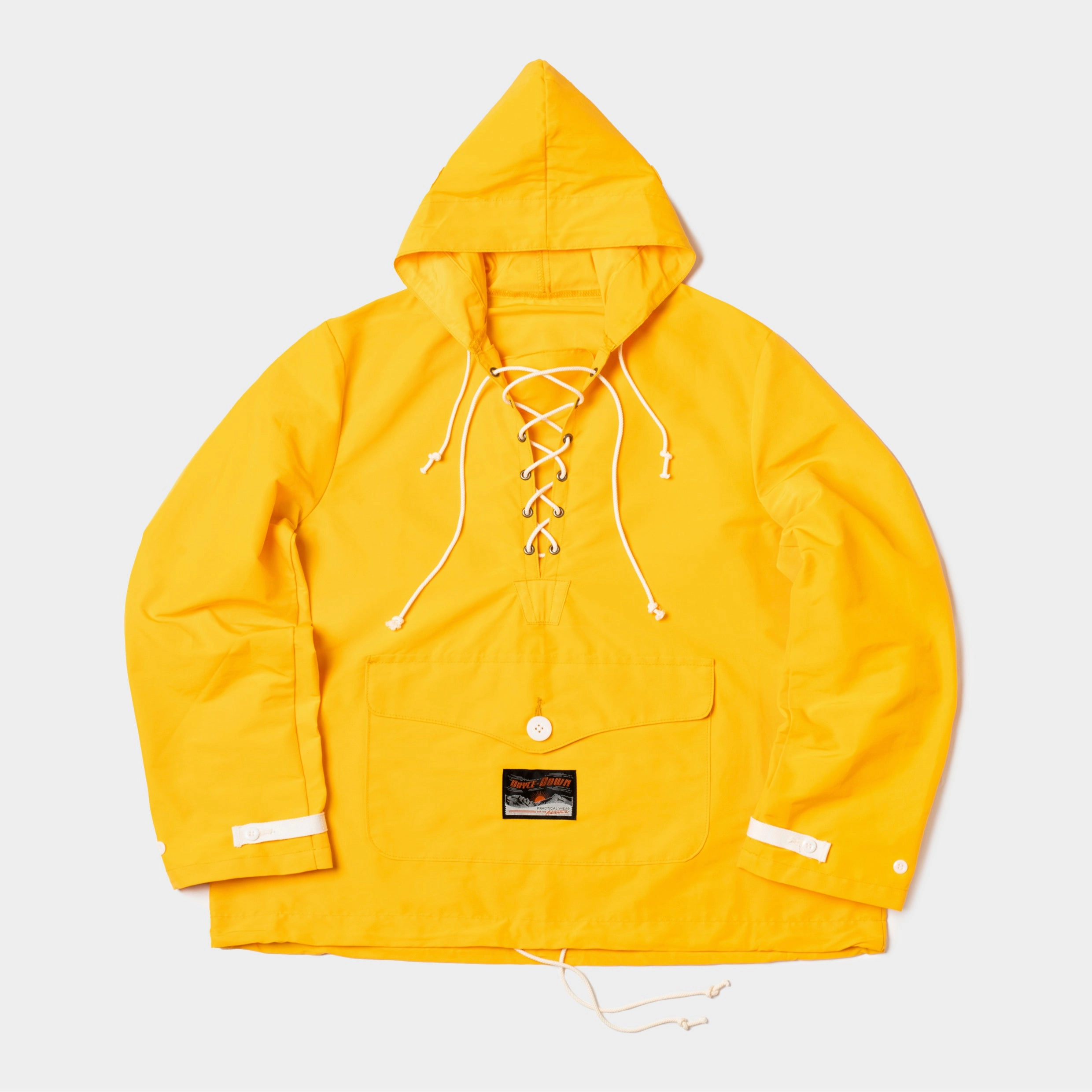 All Season Fit Quick Pull Zipper Foul Weather Anorak Yellow