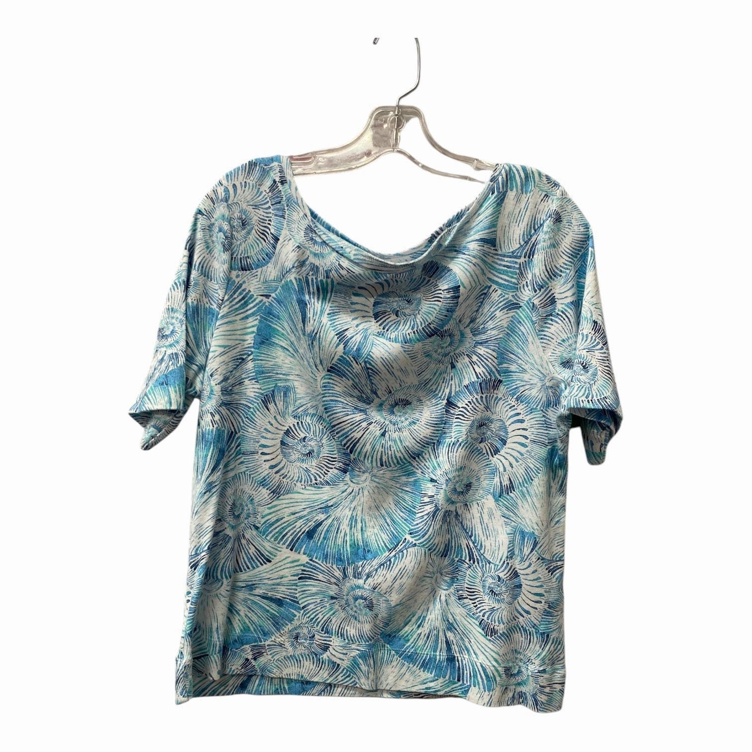 Top Ss By Chicos In Blue, Size:Xl Anti Odor Treatment