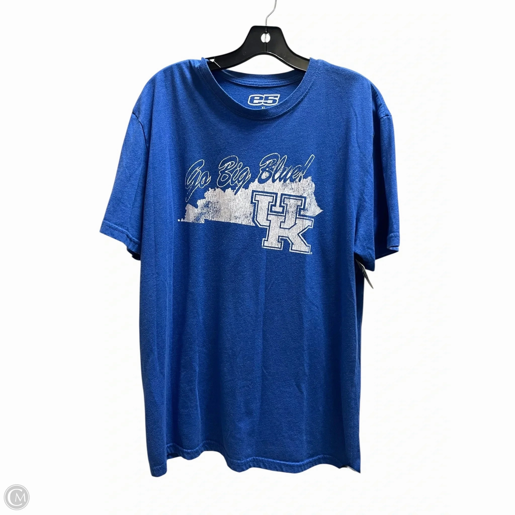 SustainableManufacturing EcoFriendly Dye Top Short Sleeve By Clothes Mentor In Blue, Size: Xl