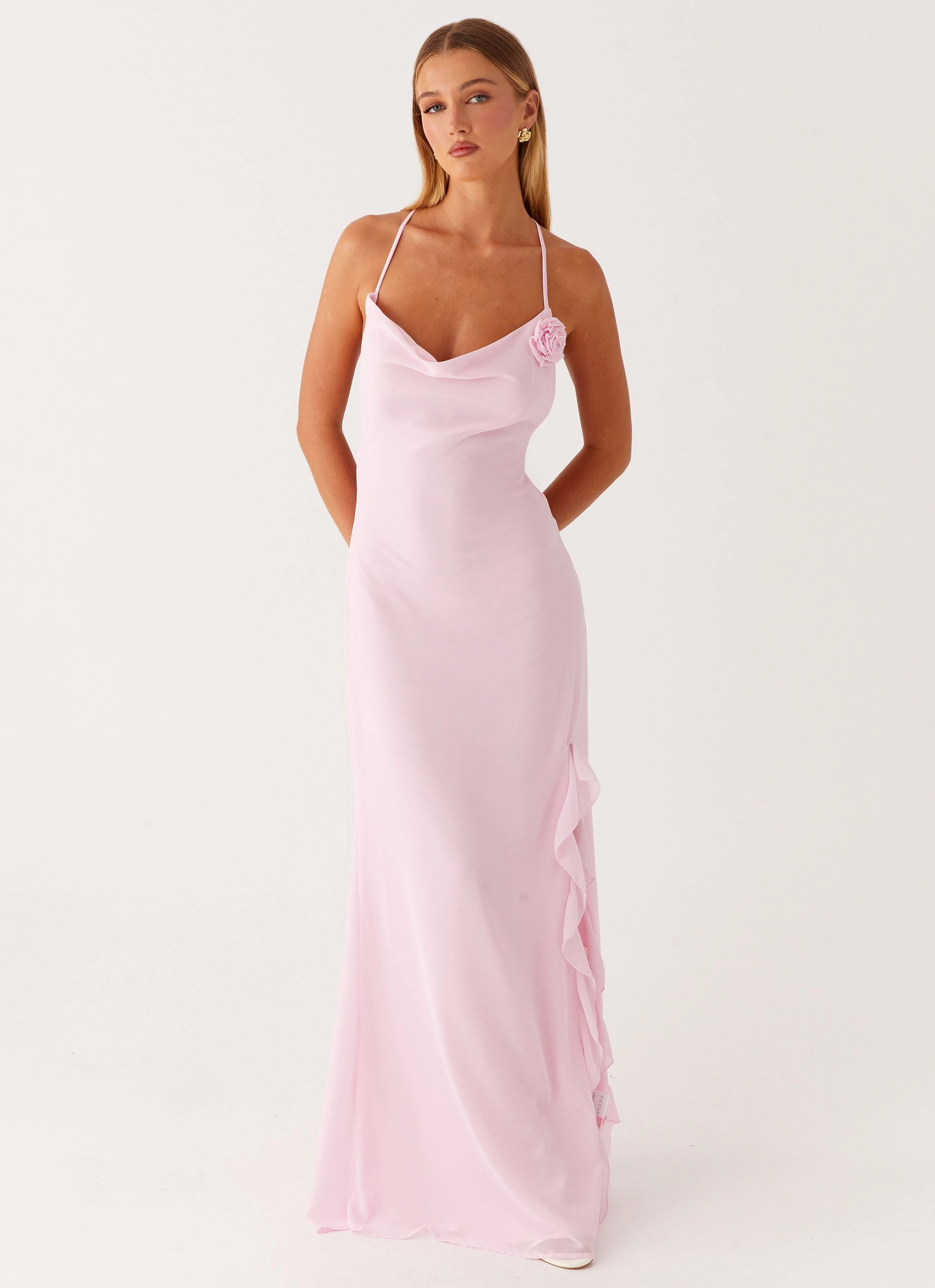 First Class Maxi Dress - Pink Trendy pick Calm Flow