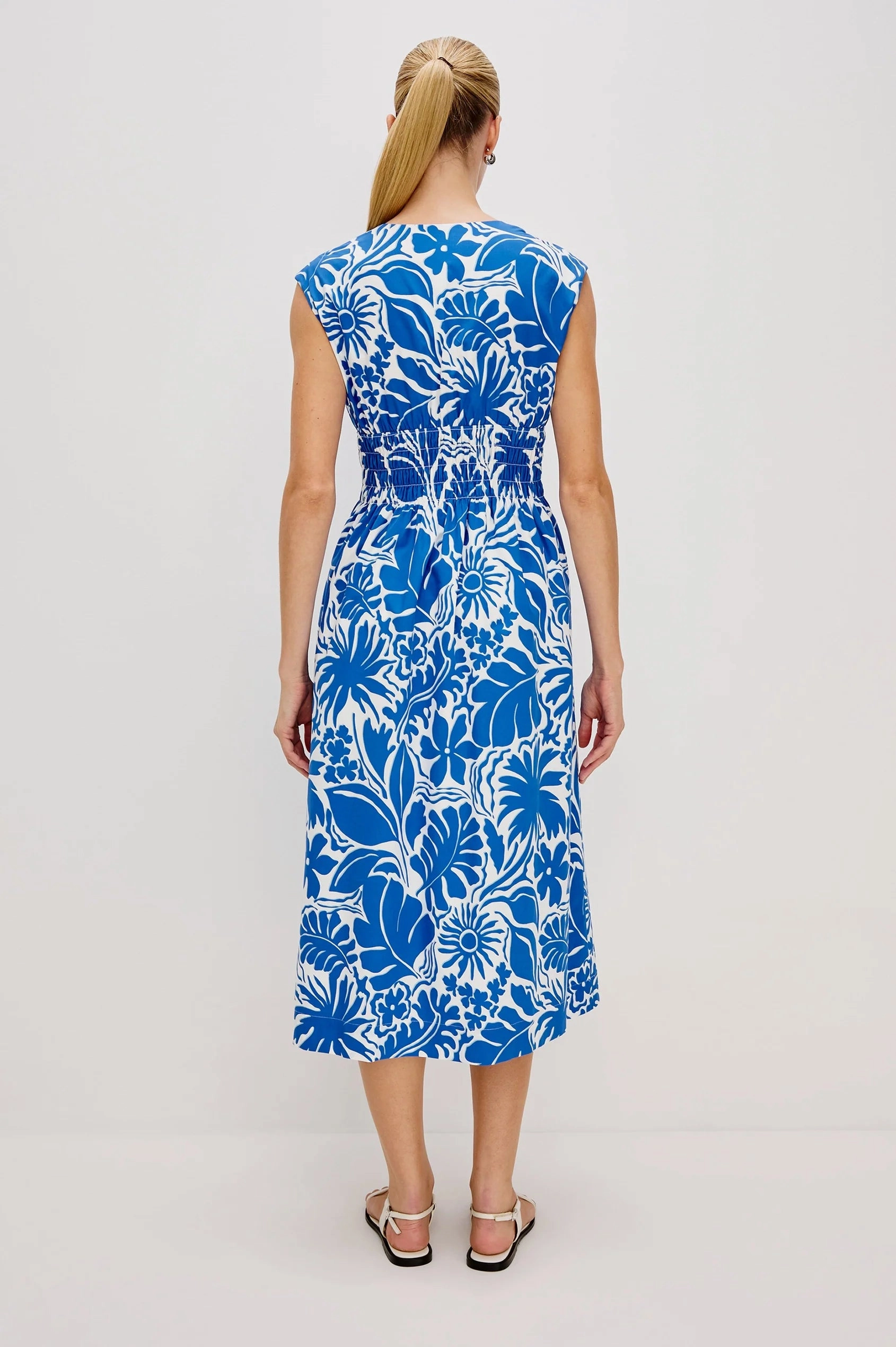 Versatile Comfort Wear RAILS Roxanne Dress in Blue Riviera