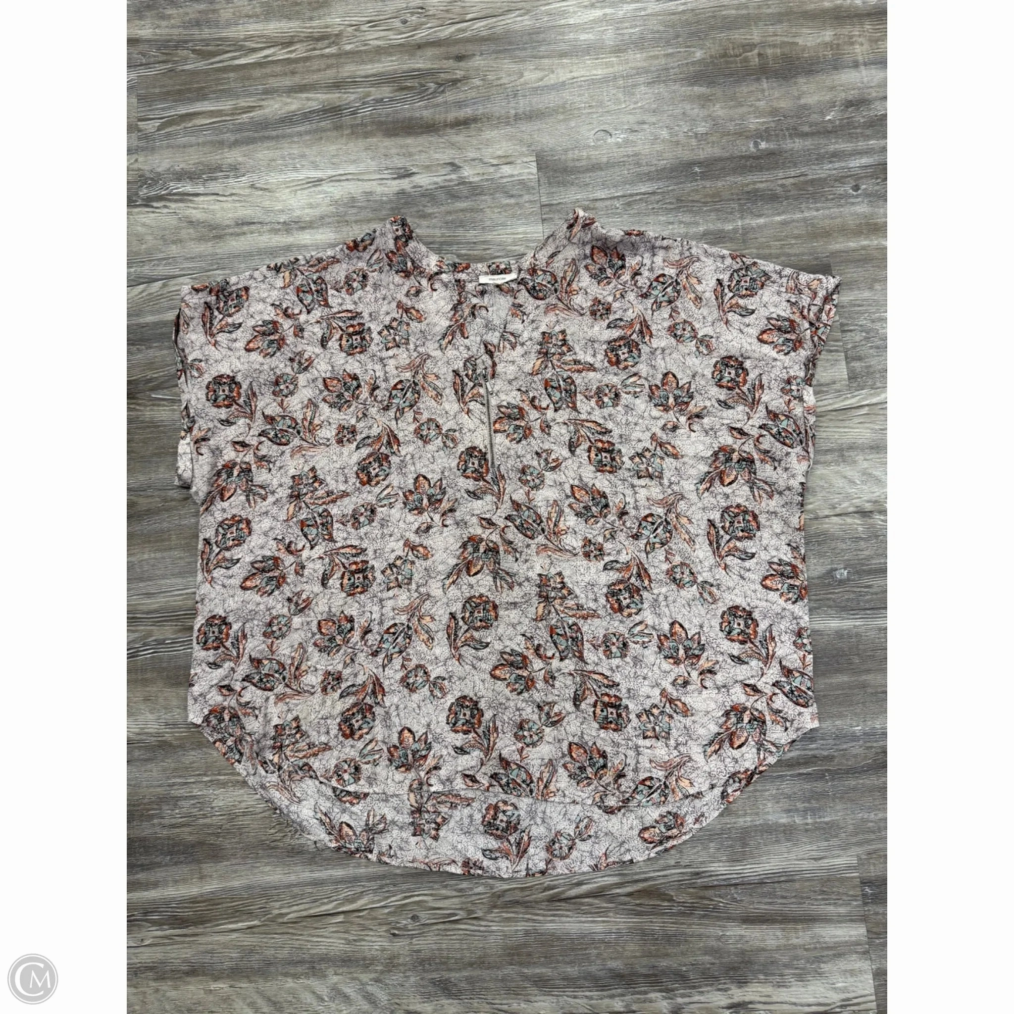 soft look Top Short Sleeve By Maurices In Purple, Size: 4x