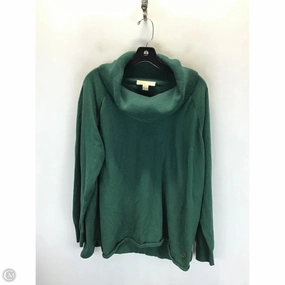 Sweater Designer By Michael Kors In Green, Size: 2x Urban Style Versatile Layering Piece