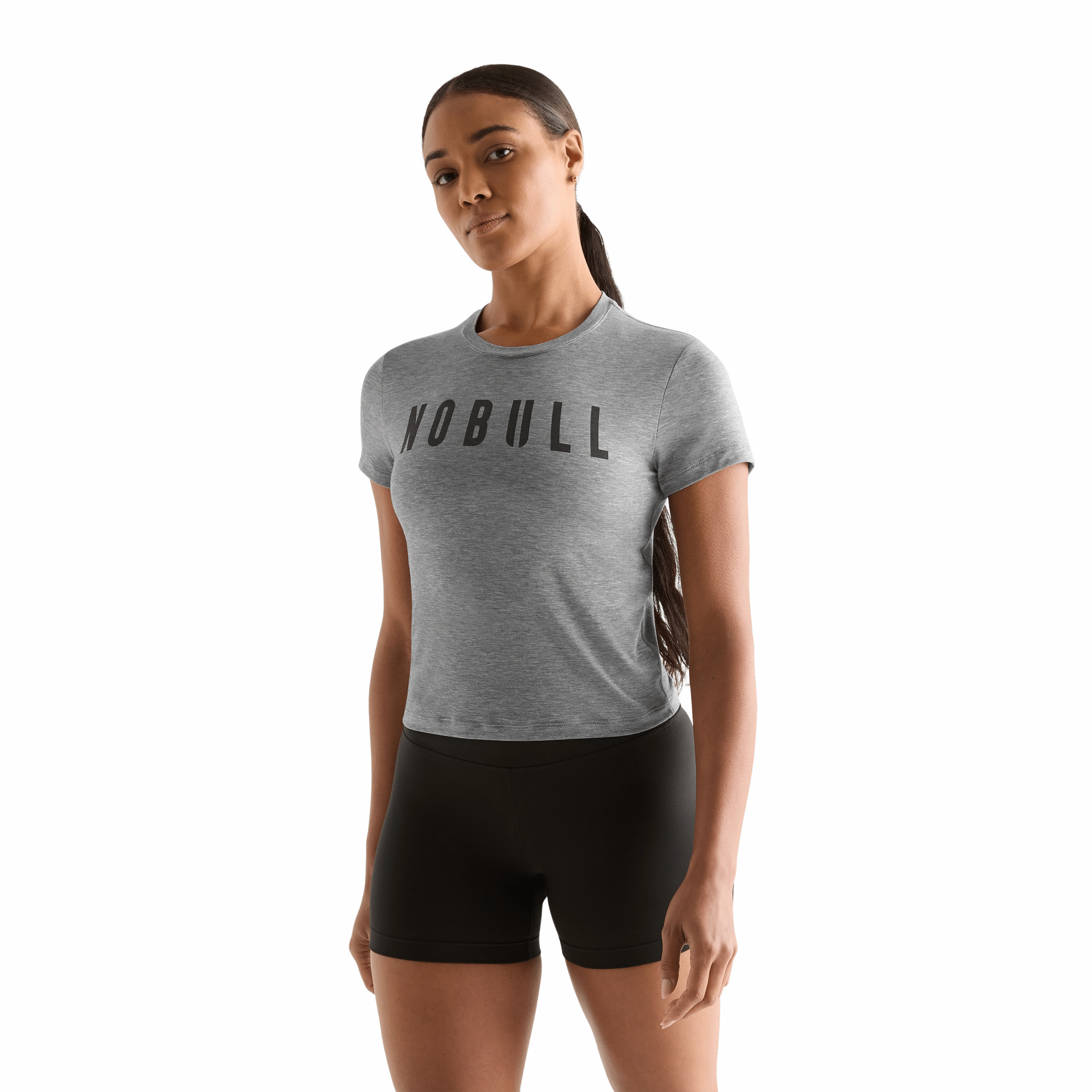 Contrast Stitch Women's NOBULL Fitted Tee
