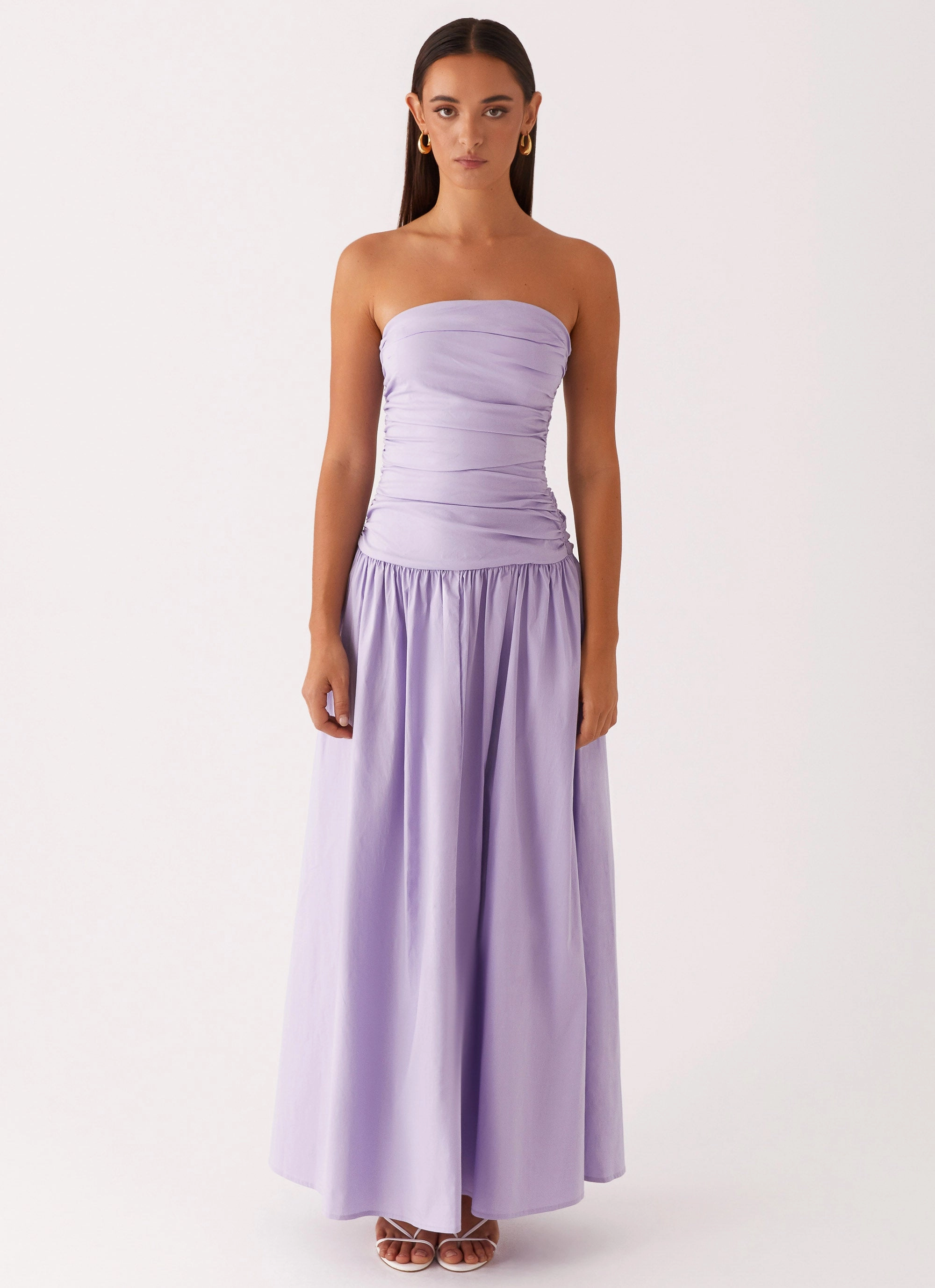 Carmel Maxi Dress - Lavender Basic Warm