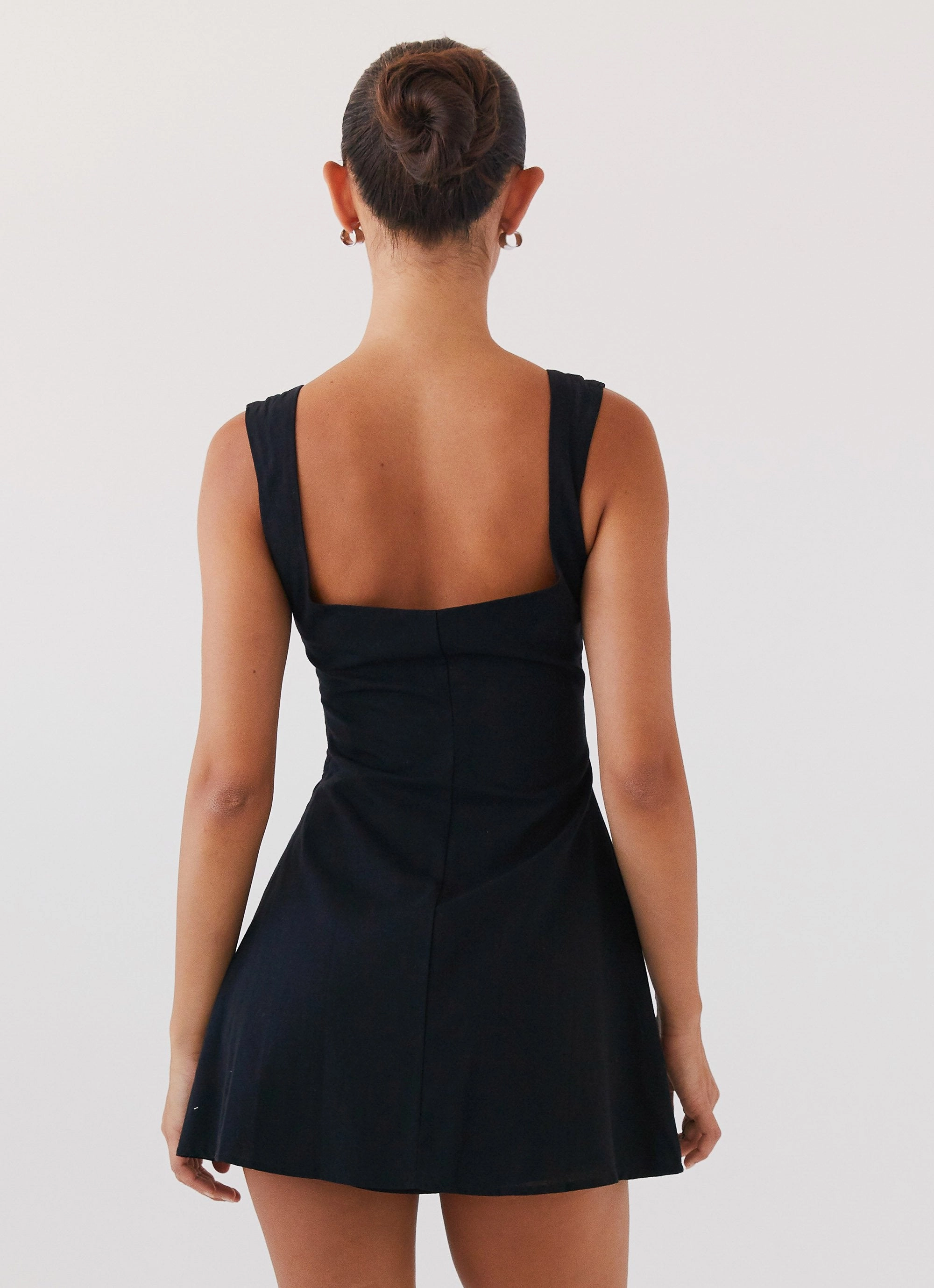 Dainty Finish Cadence Mini Dress - Black