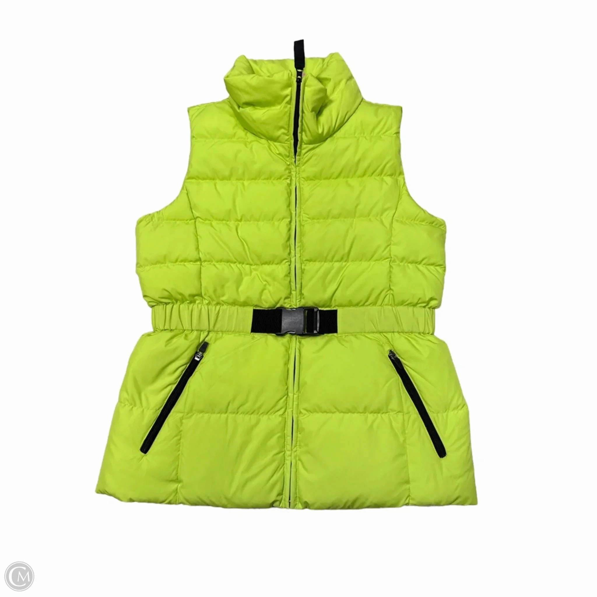New! Vest Puffer & Quilted By Talbots In Green, Size: M Transitional Look Layered Comfort Look