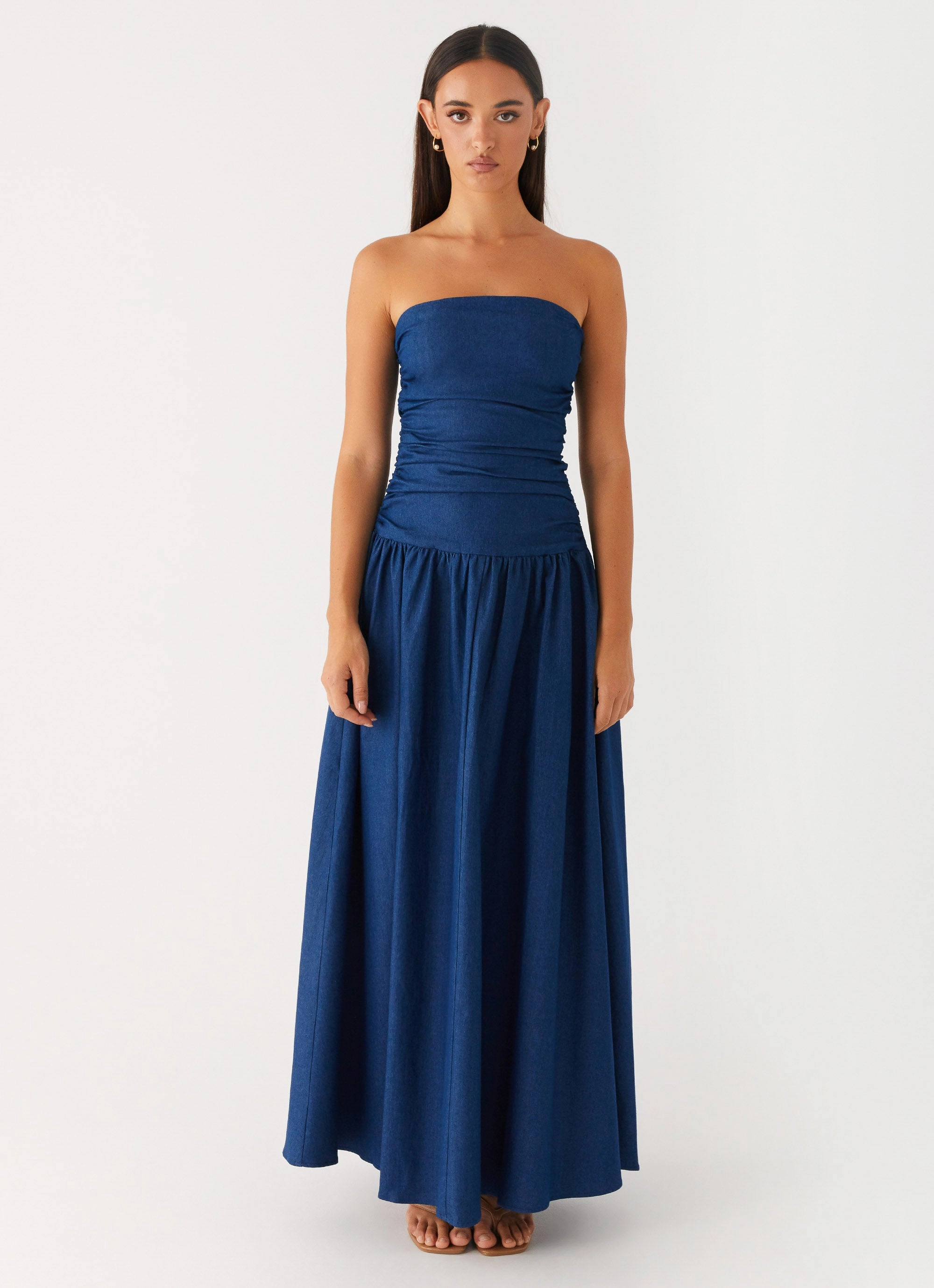 Best-Seller Carmel Denim Maxi Dress - Indigo