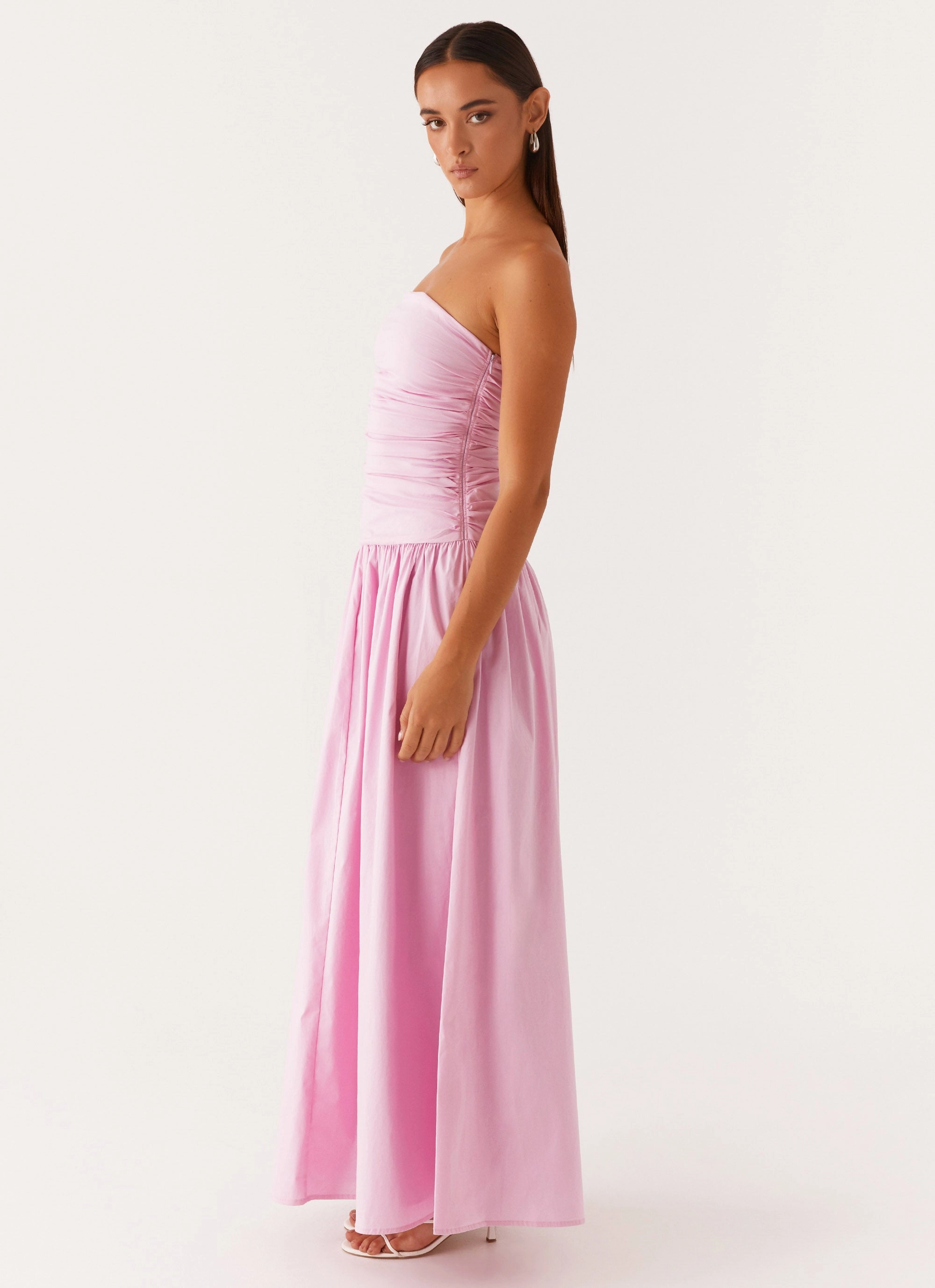 Carmel Maxi Dress - Pink Airy Touch Cute Glow