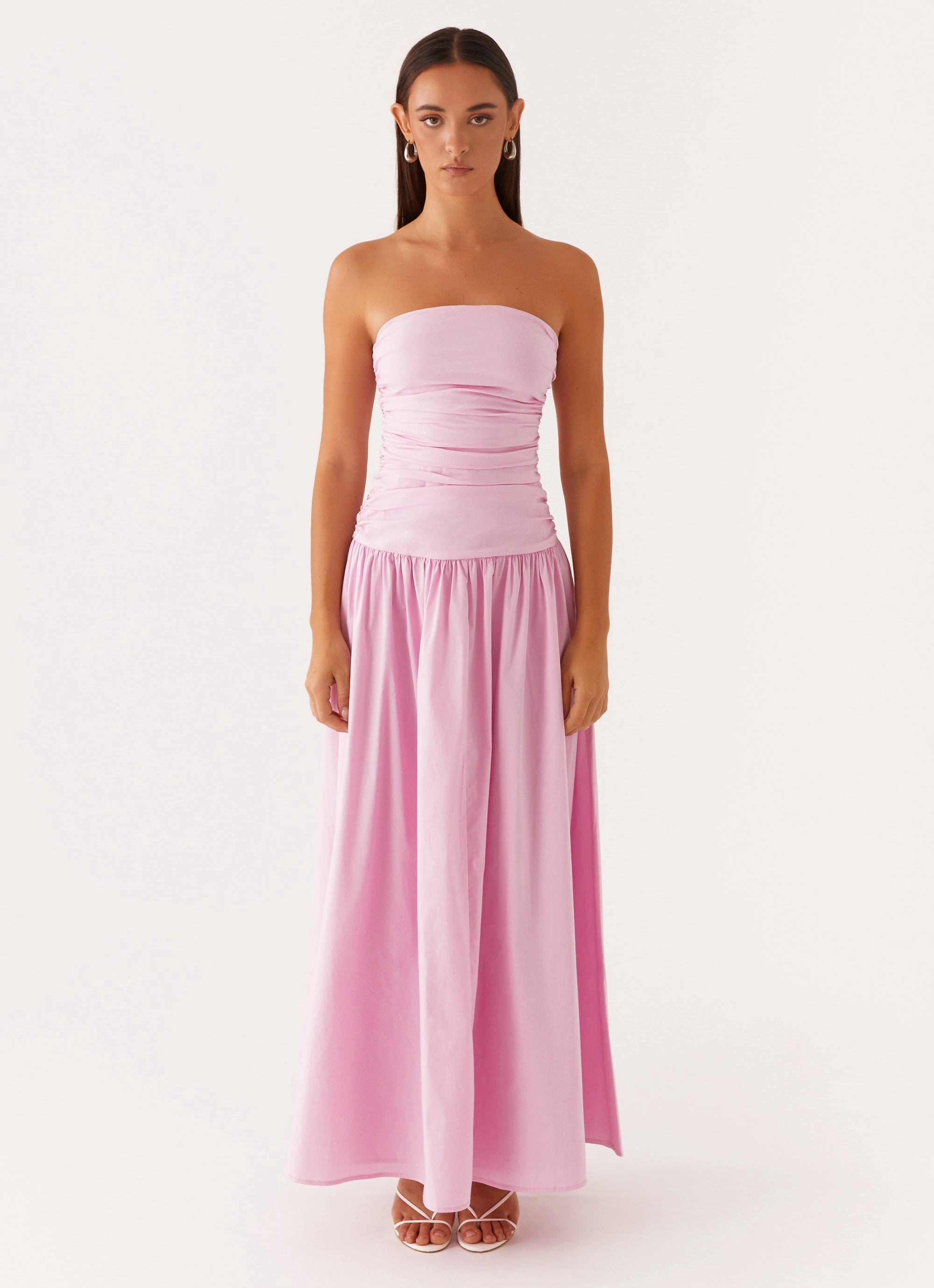 Comfortable travel dress Carmel Maxi Dress - Pink