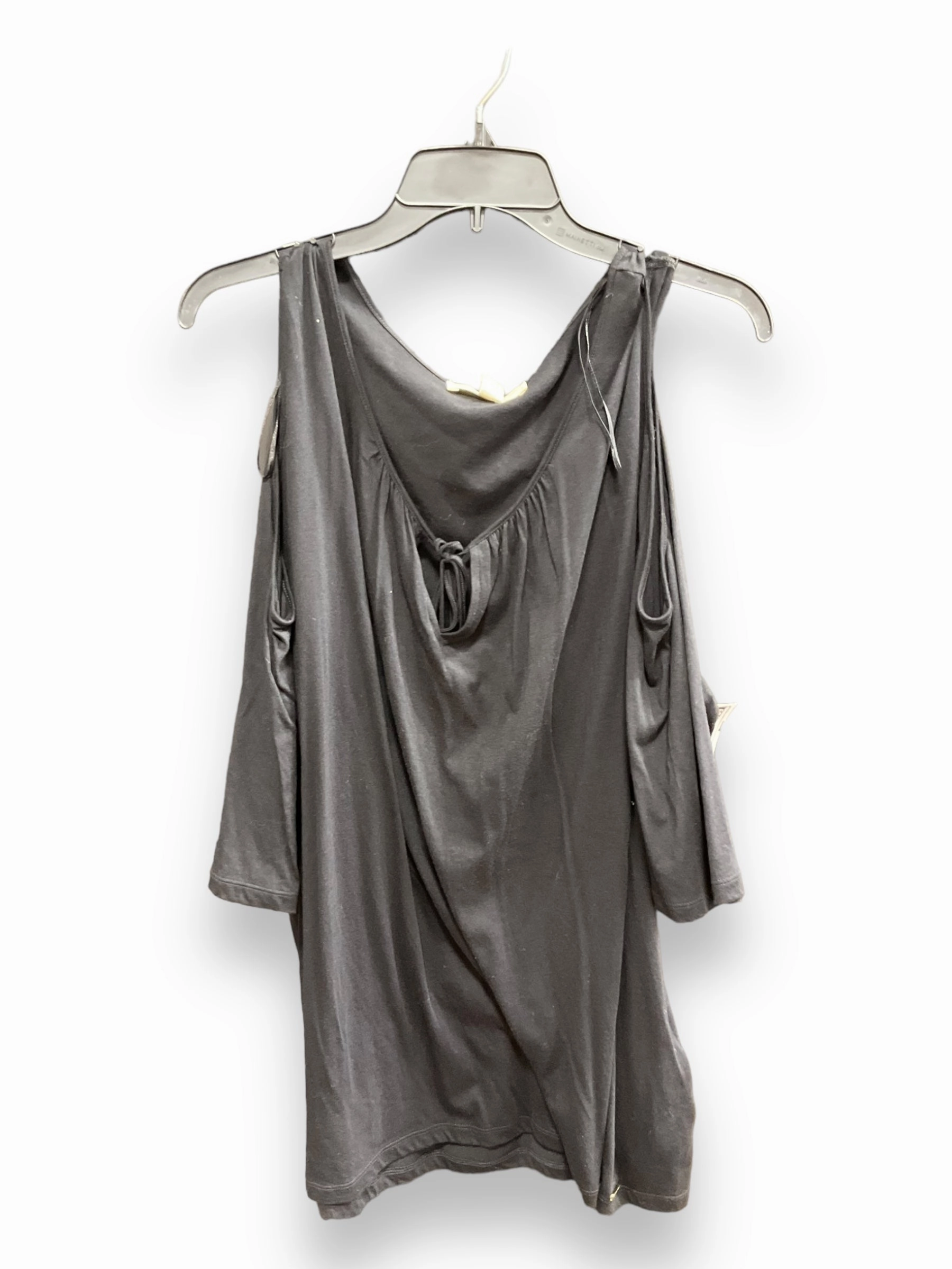 Quick Dry Comfort Black Top Short Sleeve Michael Kors, Size 3x