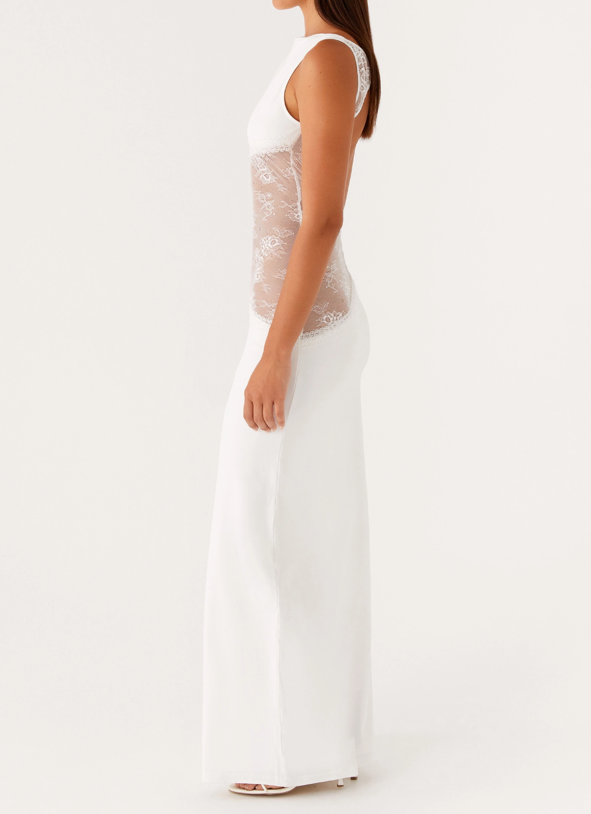Perfect Proportion Comfy Flex Lucinda Maxi Dress - White
