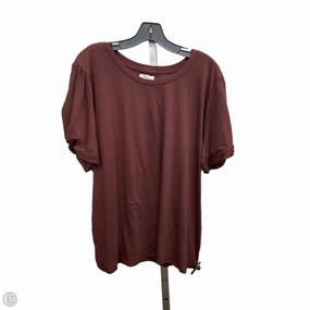 Perfect Layer Top Short Sleeve By Maurices In Purple, Size: Xxl