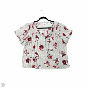 Active Wearable Top Short Sleeve By Maurices In Grey, Size: 2x