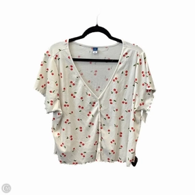 Cozy Wearable Classic Trend Look Top Short Sleeve By Old Navy In White, Size: 3x