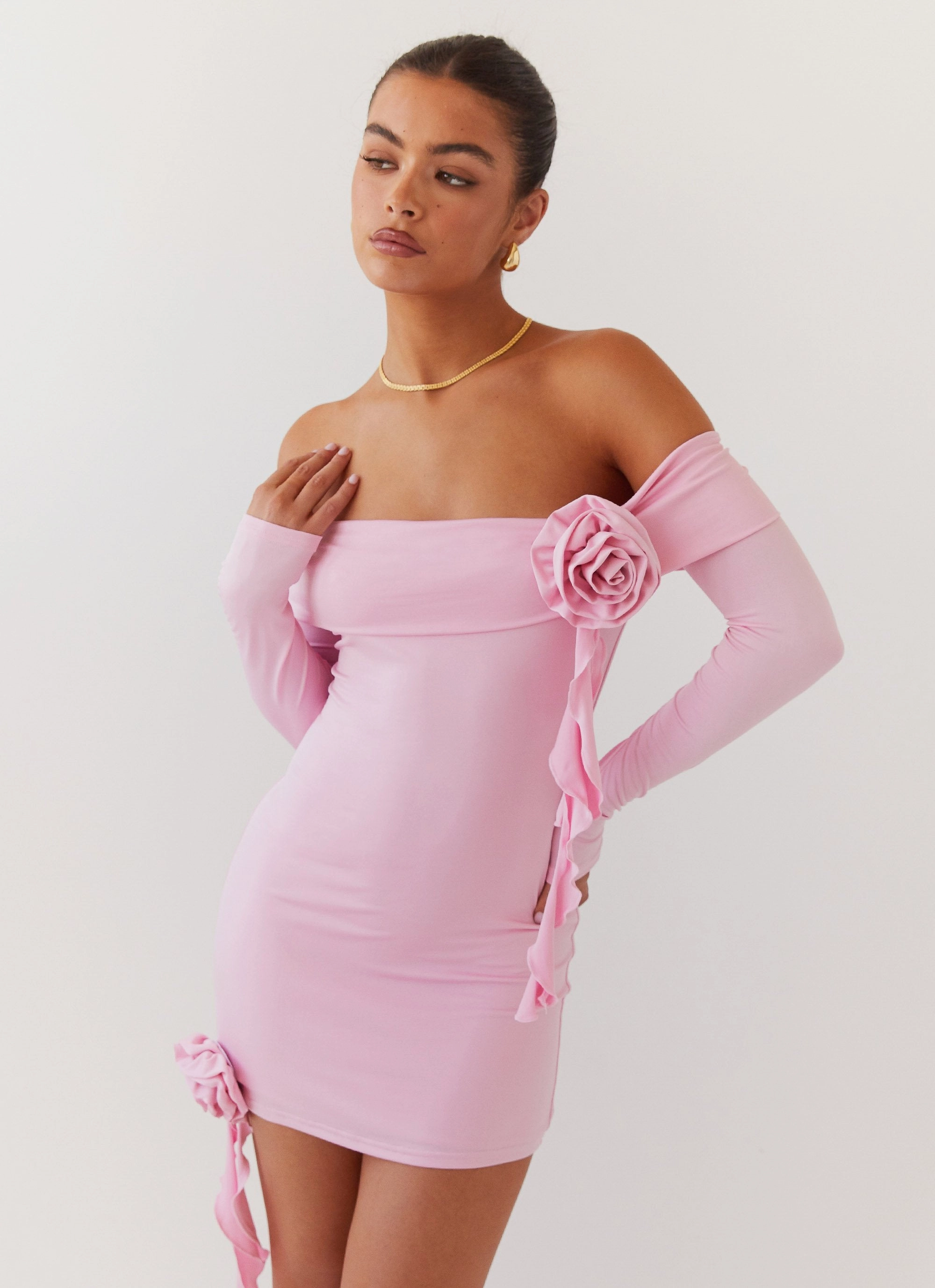 Comfortable Waist Cecilia Rose Mini Dress - Candy