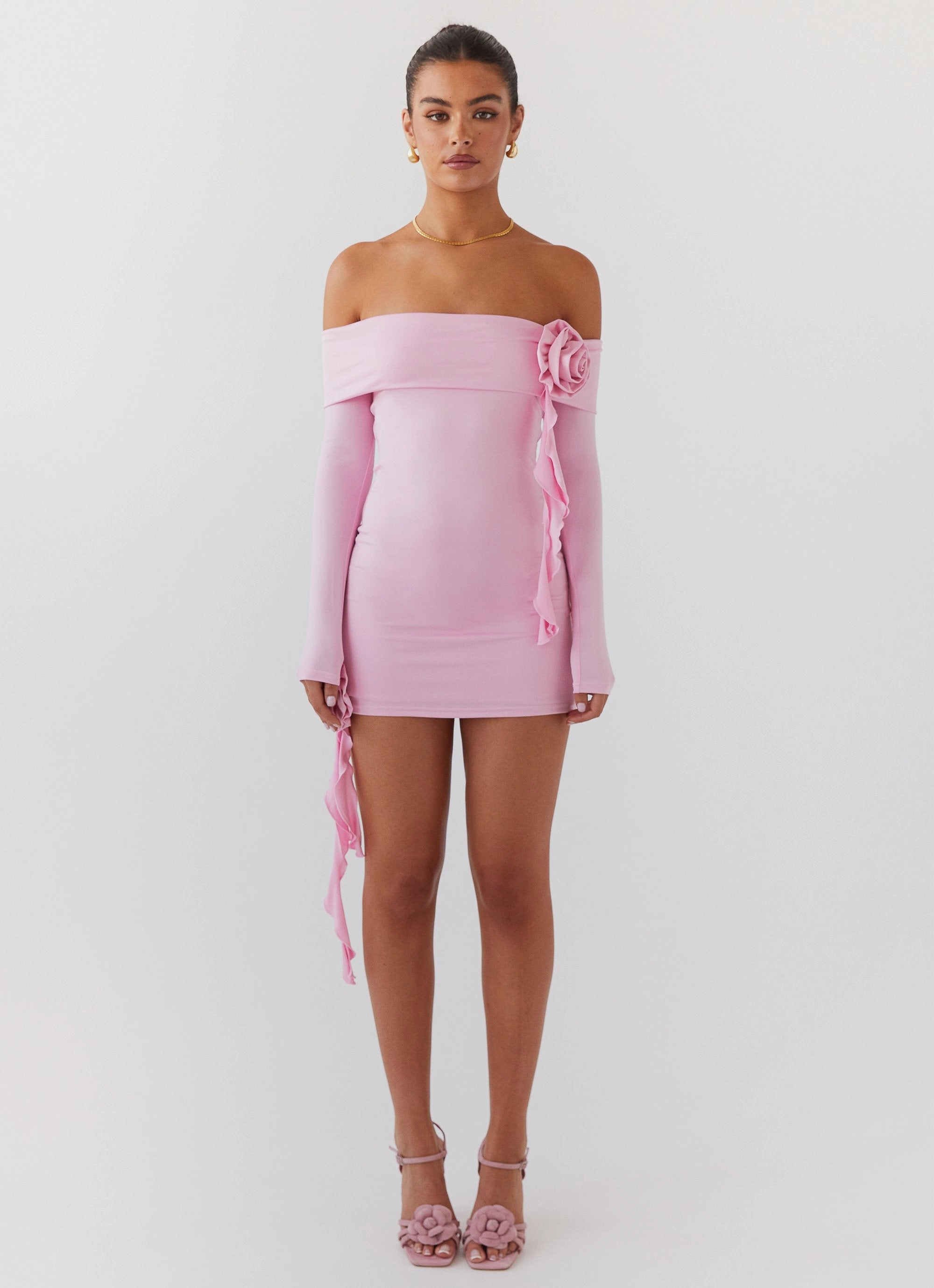 Cecilia Rose Mini Dress - Candy Cute Glow