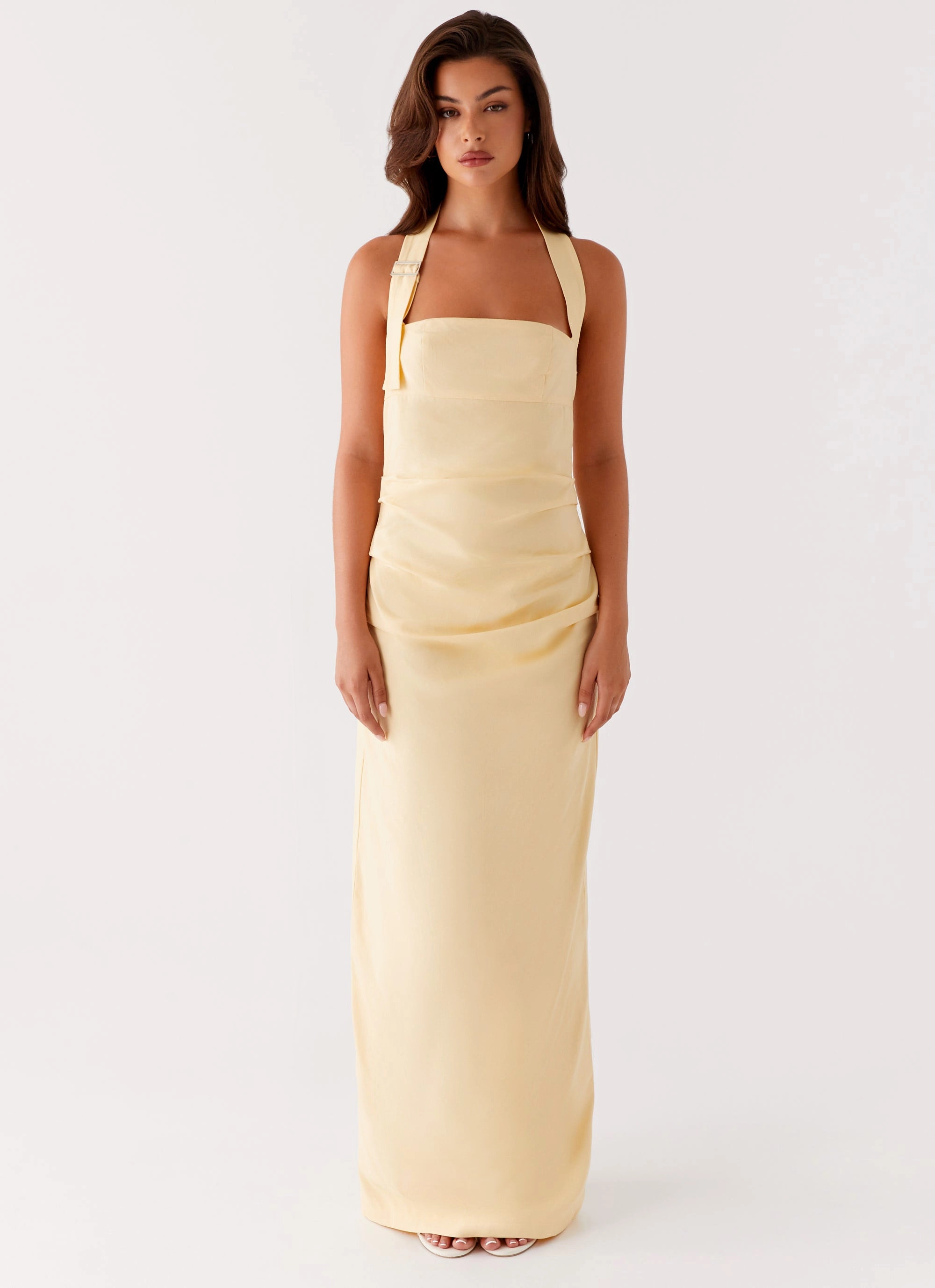 Effortless Wear Rumour Has it Maxi Dress - Yellow