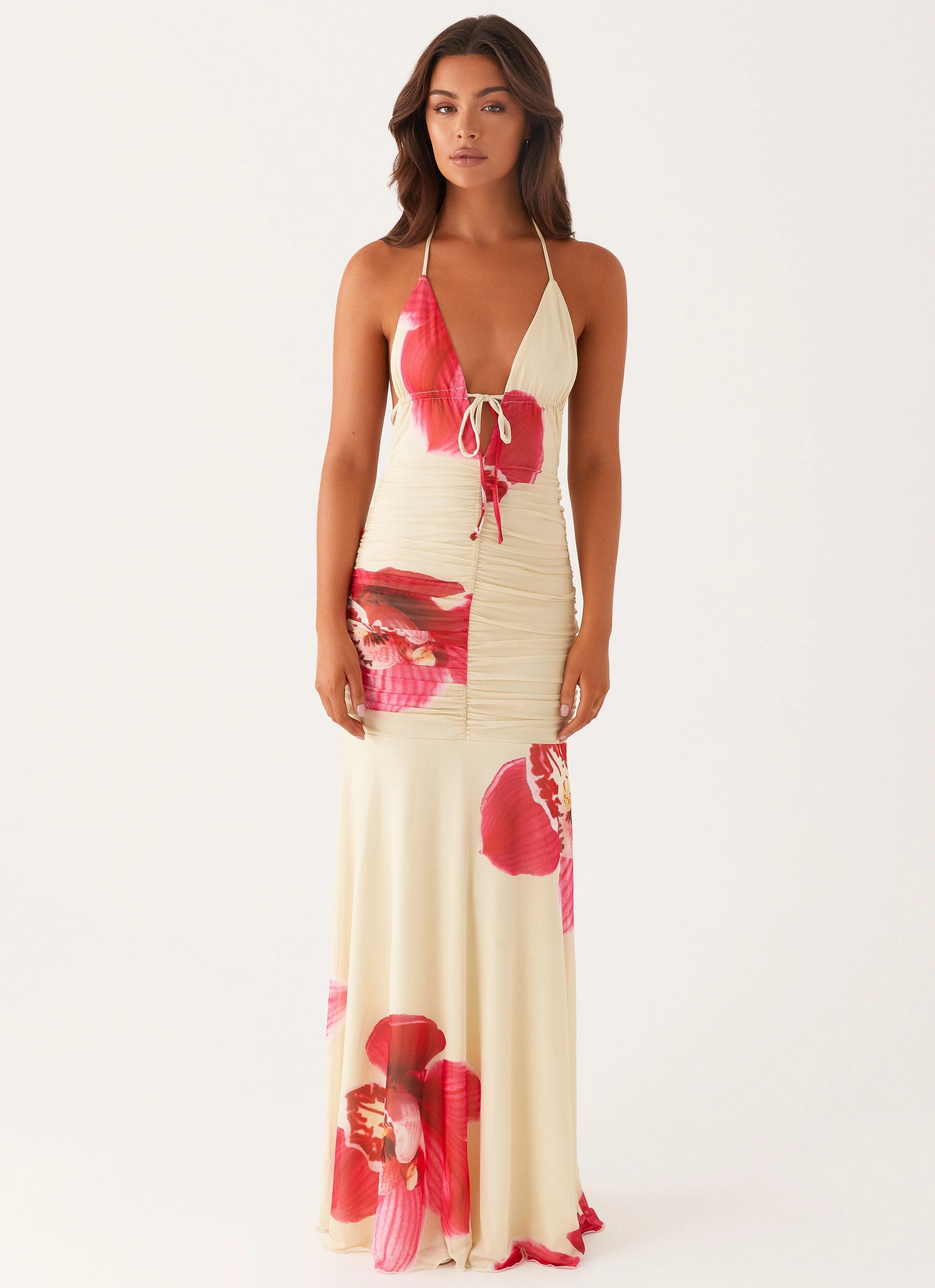 Hollywood Maxi Dress - Orchid Yellow Smart Comfort