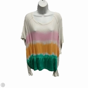 Top Short Sleeve Basic By Cato In Striped Pattern, Size: 2x Essential Top Lightweight Comfort