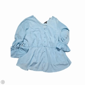 Top Short Sleeve By Lane Bryant In Blue, Size: 1x Urban Fashion
