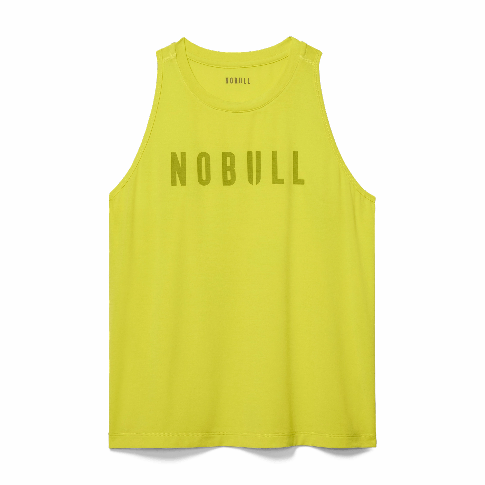 Stretchable Blend DoubleStitched Hemming Women's NOBULL High-Neck Tank