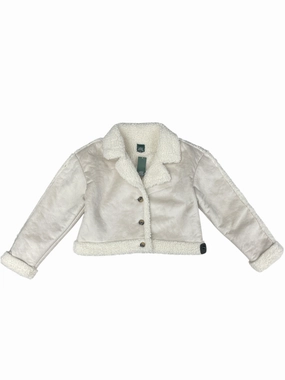 Coat Faux Fur & Sherpa By Wild Fable In Cream, Size: Xl Sleek Layers
