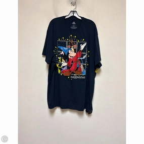 Top Short Sleeve Basic By Disney In Navy, Size: 4x Anti-static Classic Layer