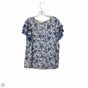 Top Short Sleeve By Cynthia Rowley In Floral Print, Size: 1x Relax Comfort Style
