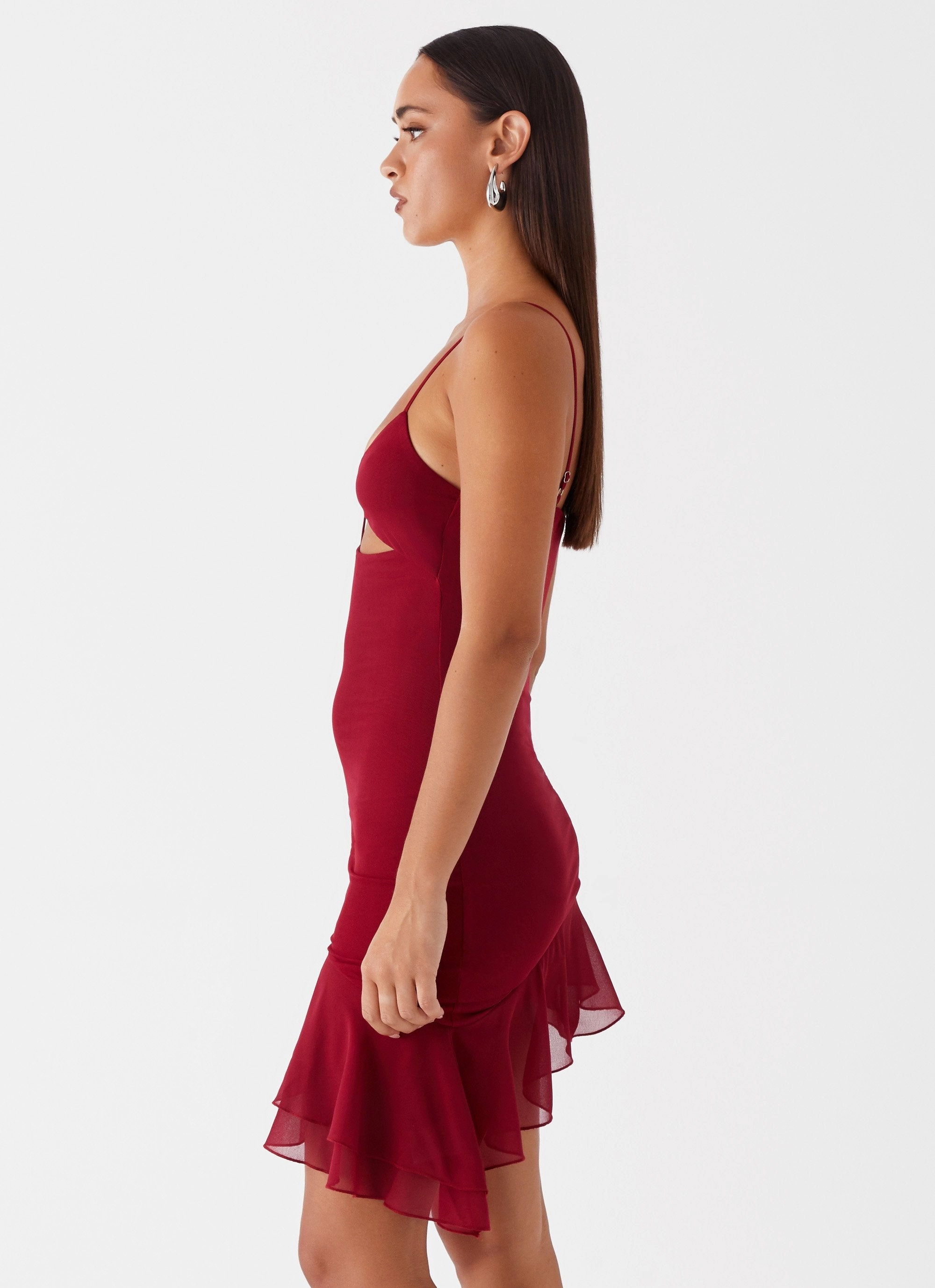 ReinforcedHem Mallory Mini Dress - Cherry Red