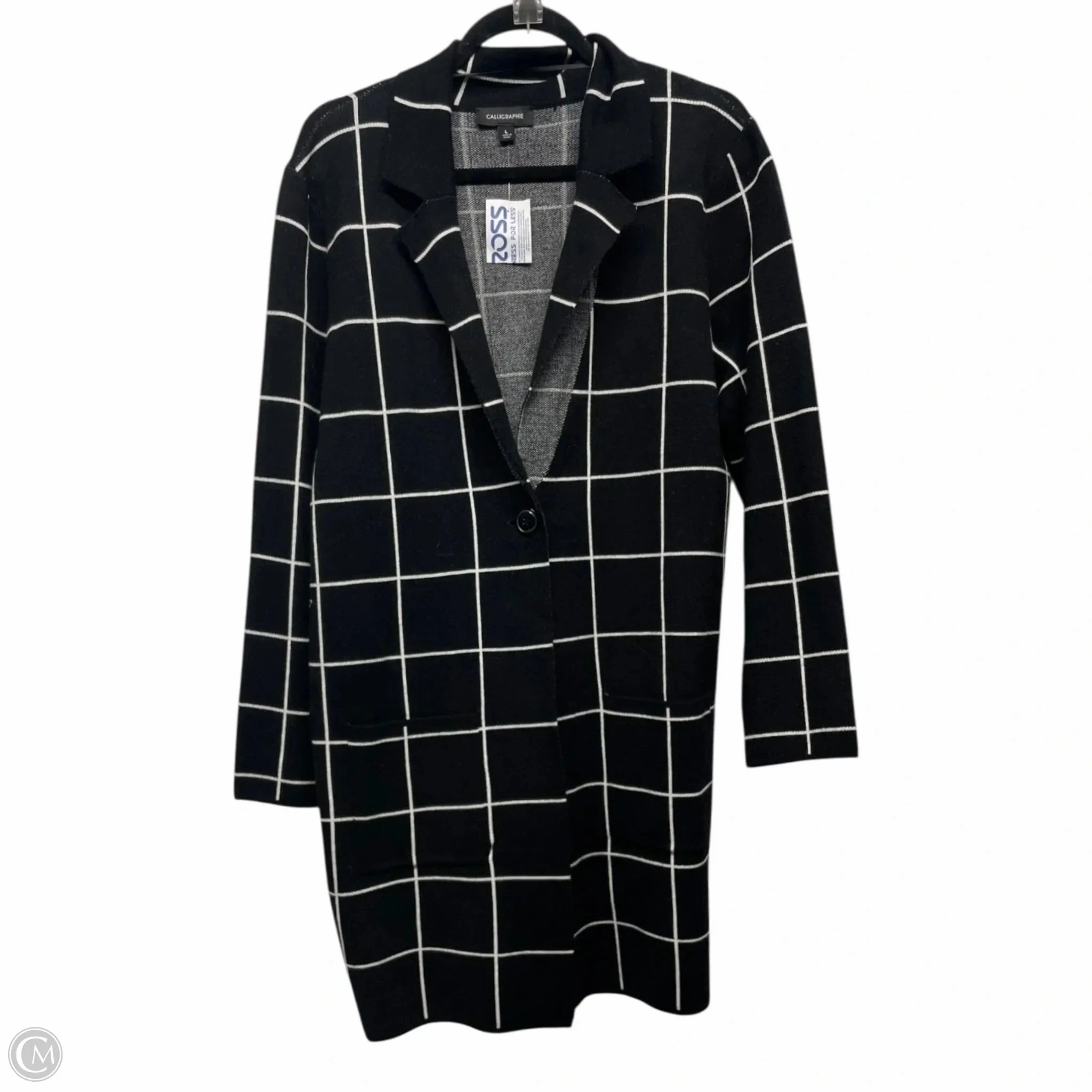 Ethical Manufacturing Coat Other By Calligraphie In Black & White, Size: L
