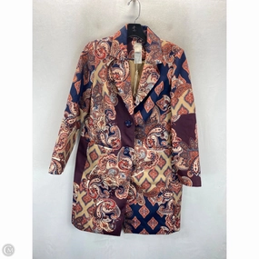 Practical Cold Piece HeatReflectiveLining Coat Other By Chicos In Paisley Print, Size: Sp