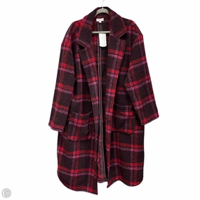Convertible Collar Design Coat Other By West Bound In Plaid Pattern, Size: 2x