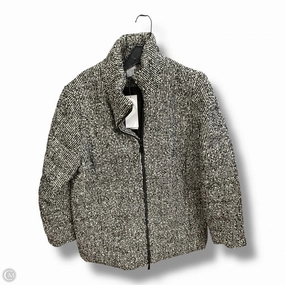 All Ground Coat Parka By Chicos In Black & White, Size: L