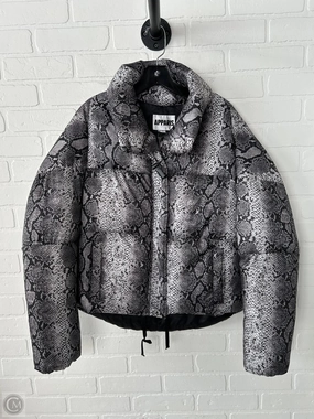 Coat Puffer & Quilted By APPARIS In Snakeskin Print, Size: M Seam Sealed Construction On Duty Layer