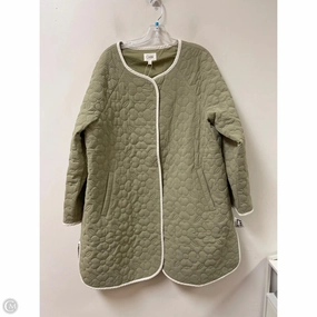 ripstop fabric Coat Puffer & Quilted By Oddi In Green, Size: 2x