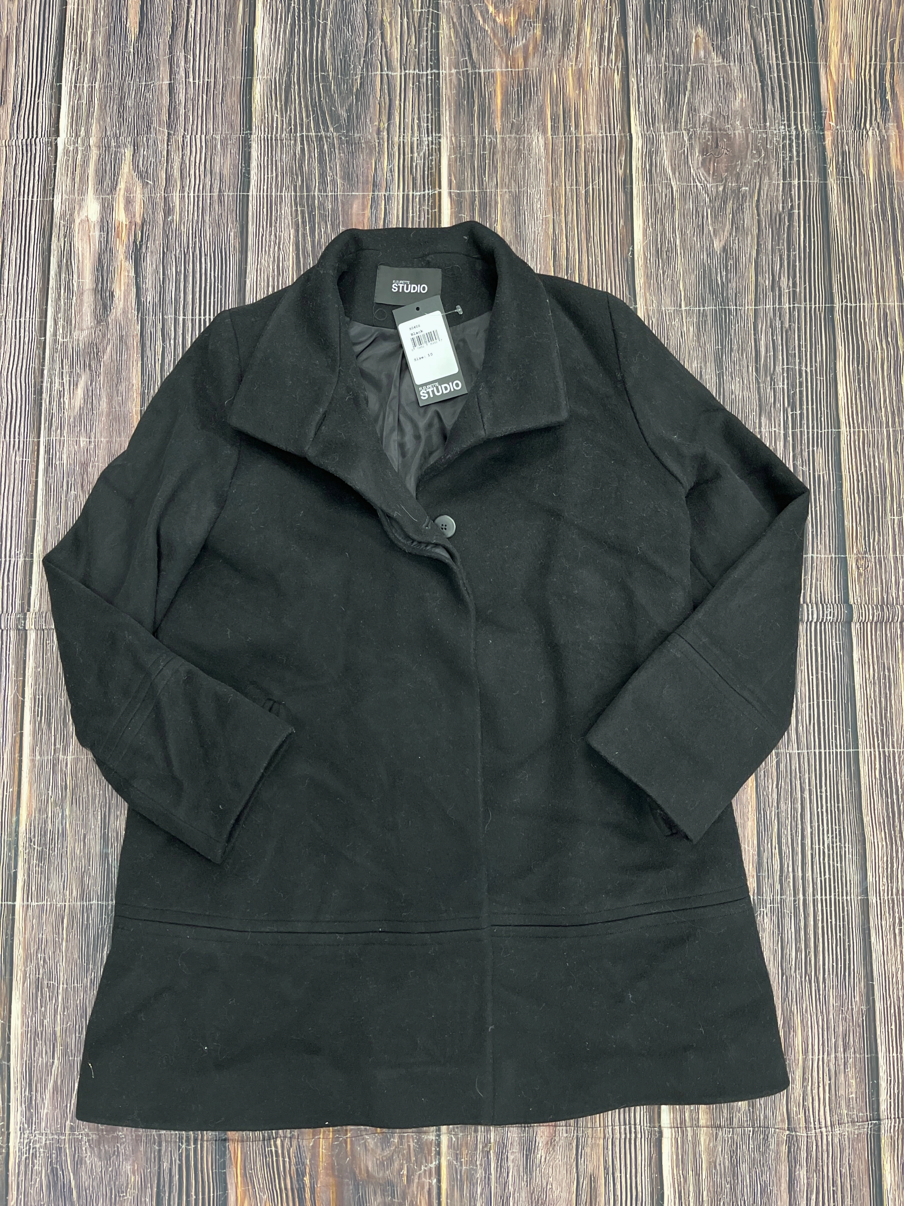 Coat Wool By Cma In Black, Size: M Compact Packability