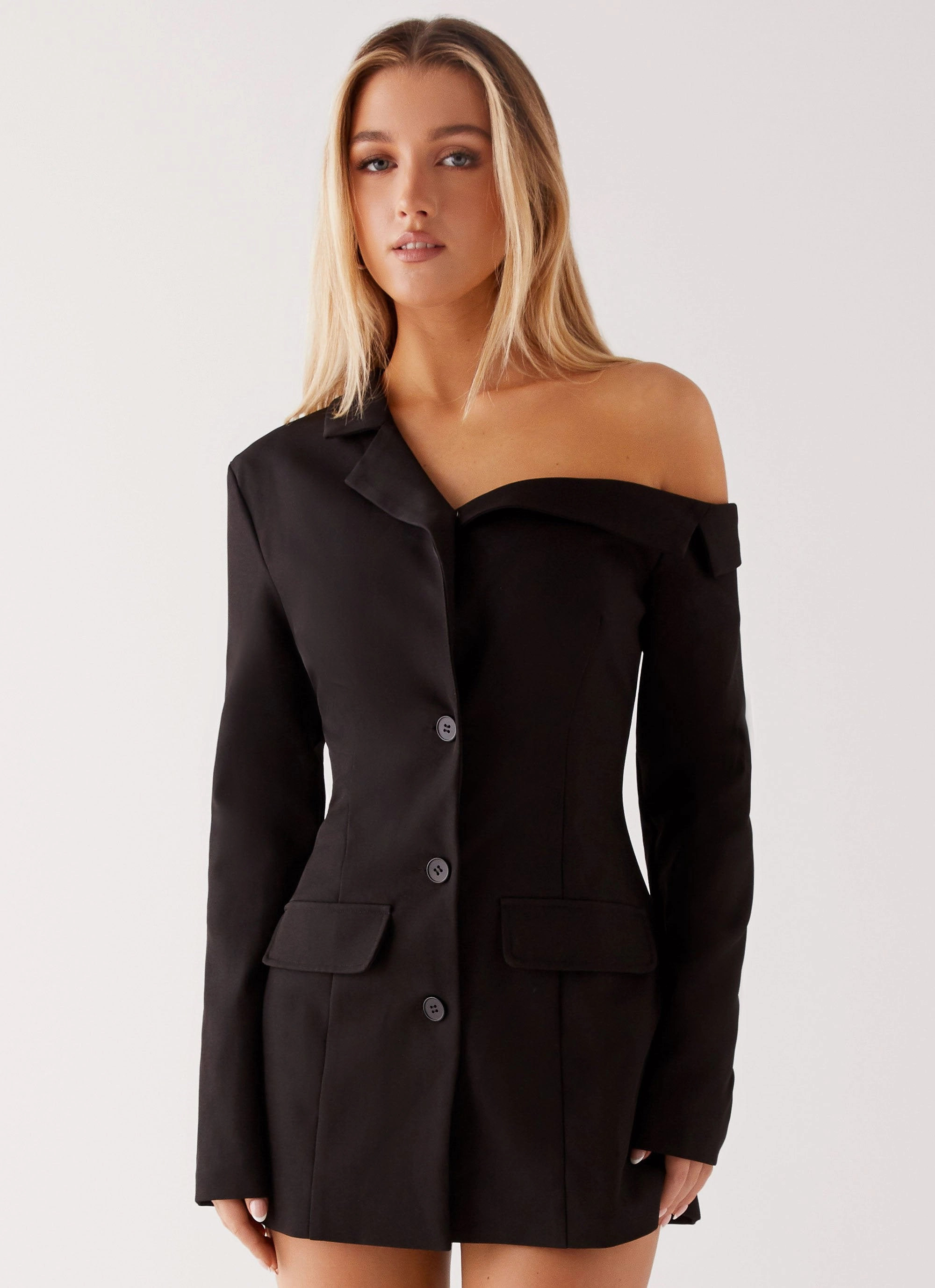 Feminine Design Cody Mini Dress - Black