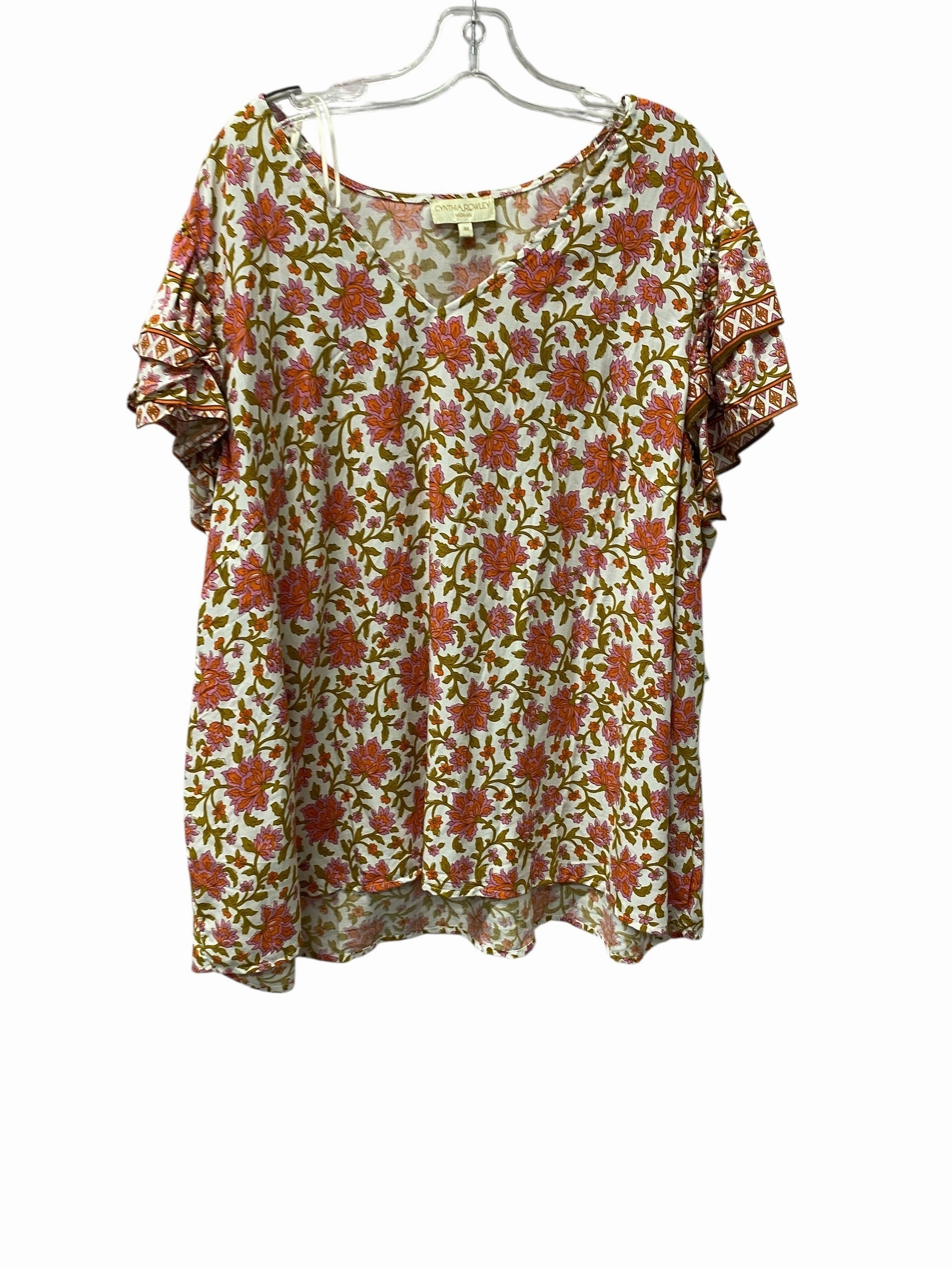 Top Ss By Cynthia Rowley In Tan, Size:3X Minimalist Design Cozy Waistband