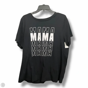 Thermoregulating Fabric Top Short Sleeve By Lane Bryant In Black, Size: 2x