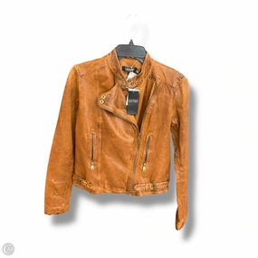 Jacket Leather By Ralph Lauren In Brown, Size: 2 Casual Street Style Subtle Color Tone