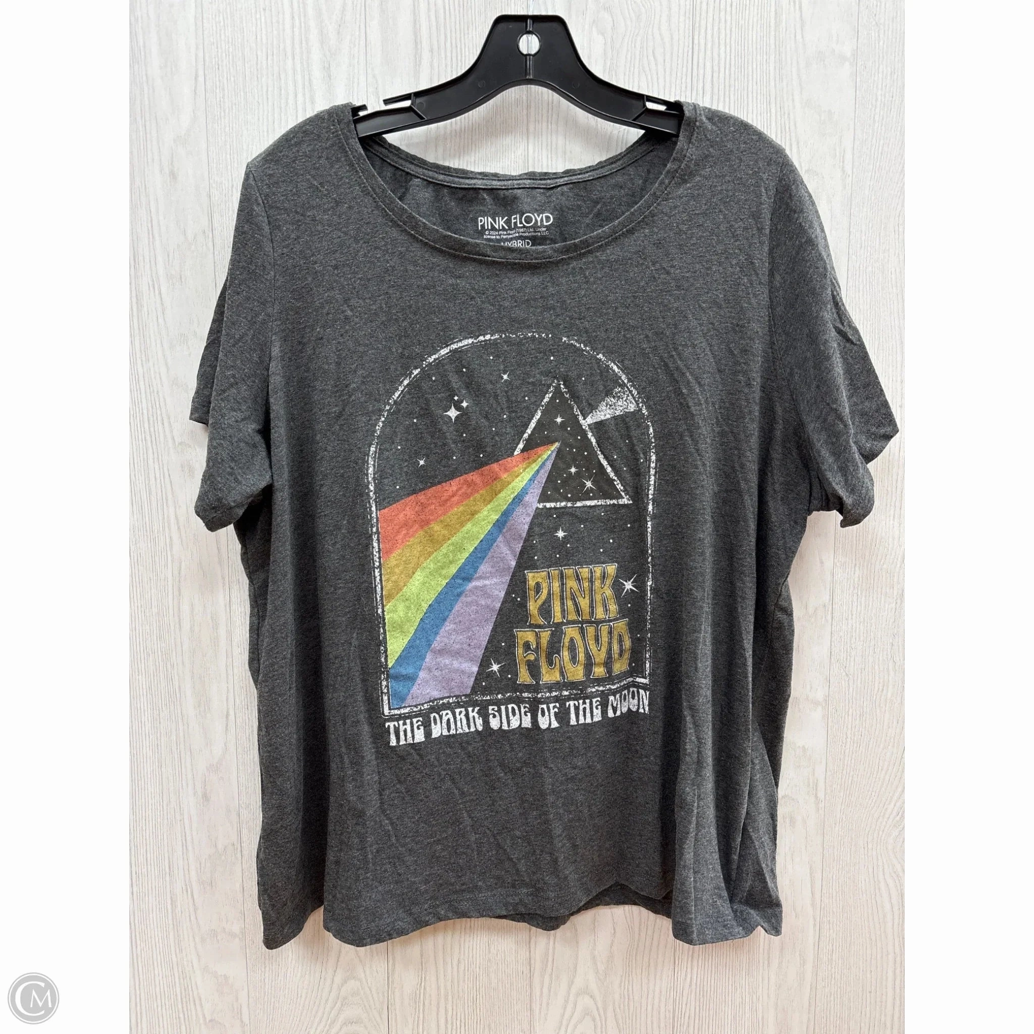 Top Short Sleeve By Clothes Mentor In Grey, Size: 1x Versatile and Comfortable