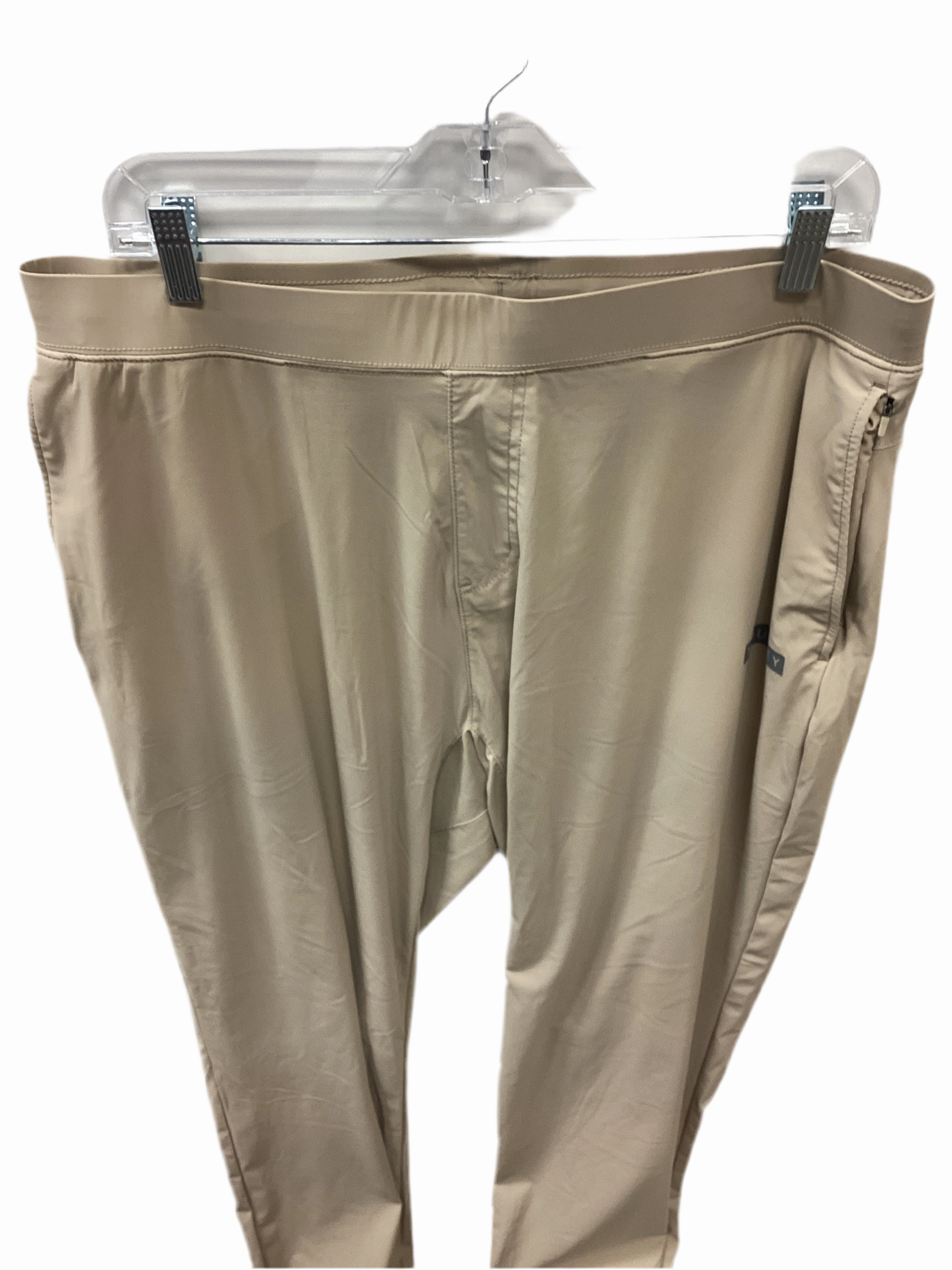 AntiStaticTreatment Simple and Cozy Athletic Pants By Hurley In Beige, Size:Xl