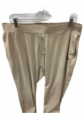 AntiStaticTreatment Simple and Cozy Athletic Pants By Hurley In Beige, Size:Xl