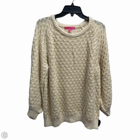 Timeless Layer layering option Sweater Designer By Lilly Pulitzer In Cream, Size: Xl