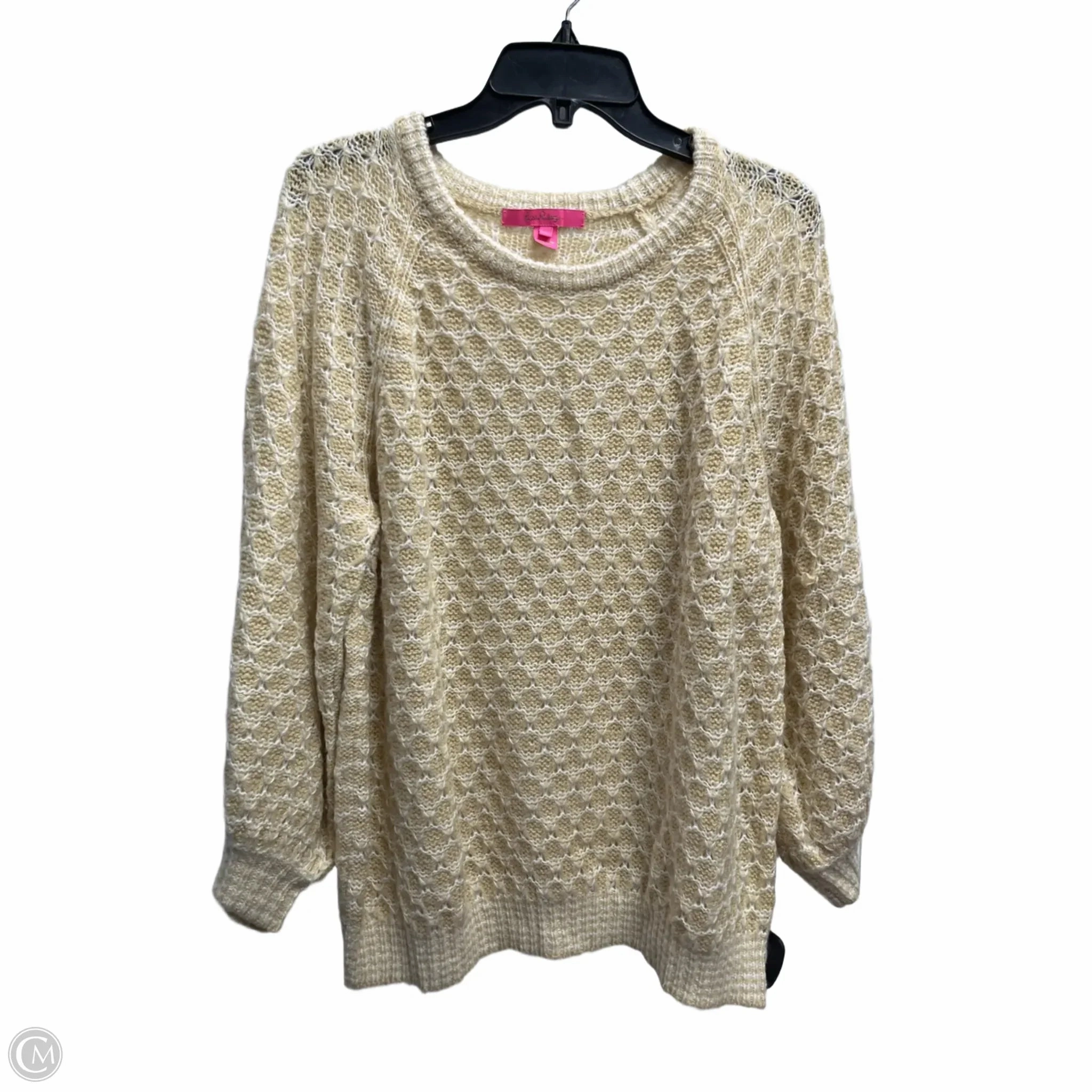 Timeless Layer layering option Sweater Designer By Lilly Pulitzer In Cream, Size: Xl