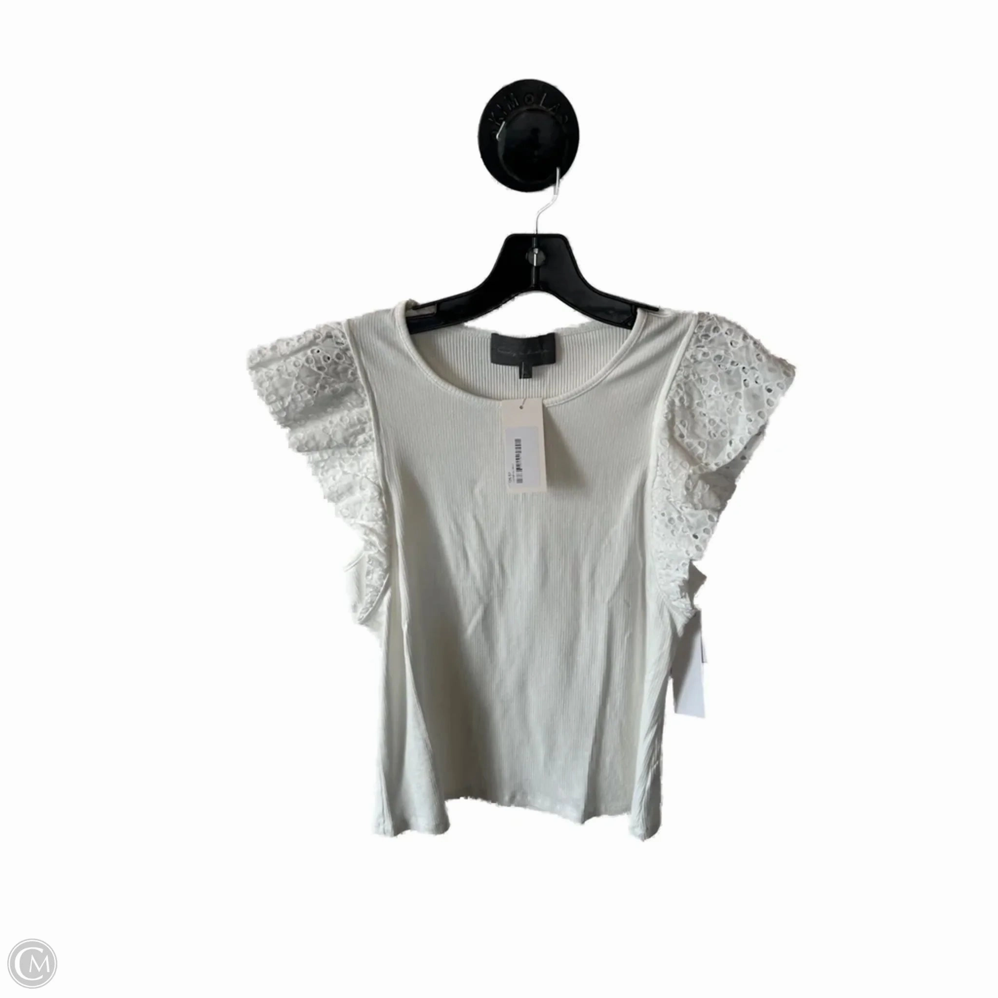 Comfortable and Chic Effortless Fashion Top Short Sleeve By Sunday In Brooklyn In White, Size: Xl